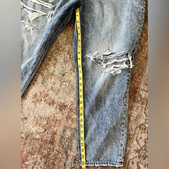 American Eagle Outfitters Blue Flare Jeans - Picture 7 of 8